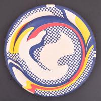 Roy Lichtenstein Paper Plate Screenprint - Sold for $1,125 on 04-23-2022 (Lot 120).jpg